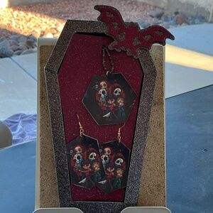 Horror Necklace and earrings